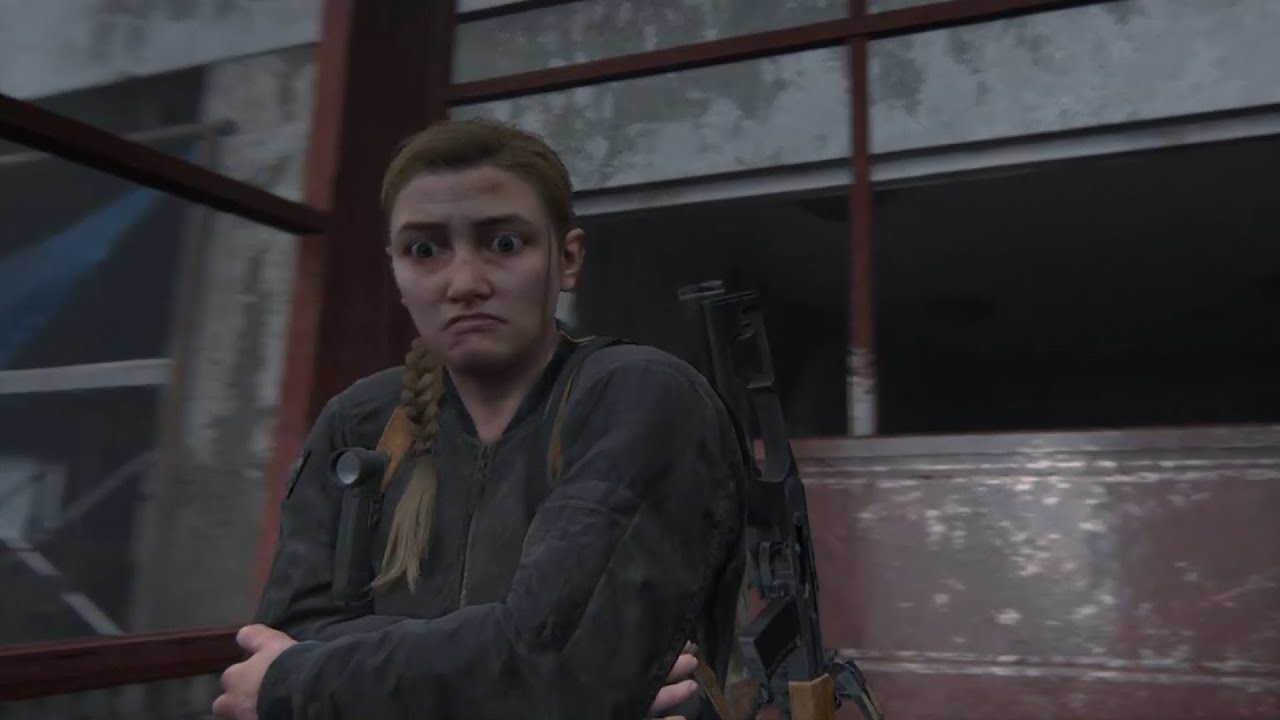 Abby is afraid of heights  The Last of Us Part II 