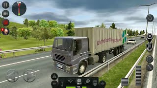 Android Truck Simulator Mobile Game - High Graphics Transporter Truck Driving Gameplay screenshot 4