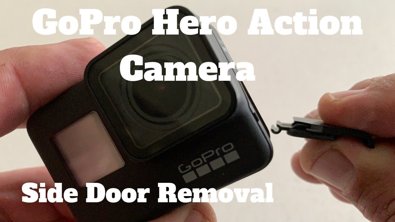 How to remove the Side Door from GoPro Hero 7 Hero 6 Hero 5 - YouTube