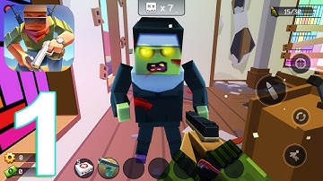 Pixel Combat Zombie : Gameplay Walkthrough Part 1 (IOS,Android)