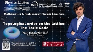 Topological Order on the Lattice: The Toric Code -  Ruben Verresen