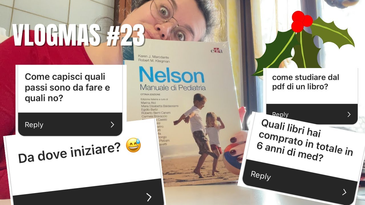 COME STUDIARE DA UN LIBRO DI MEDICINA 📚| VlogMas #23