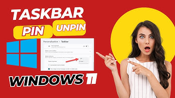 How to Pin and Unpin Windows 11 Taskbar |   Windows11 Taskbar customization #appspin #unpin