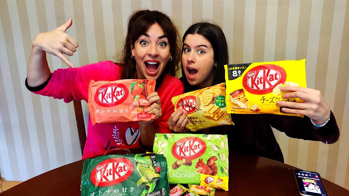 Probando KIT KAT japoneses de sabores muy locos