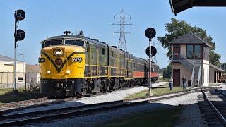 CN FPA-4 and FPB-4 Duo at the Monticello Railway Museum
