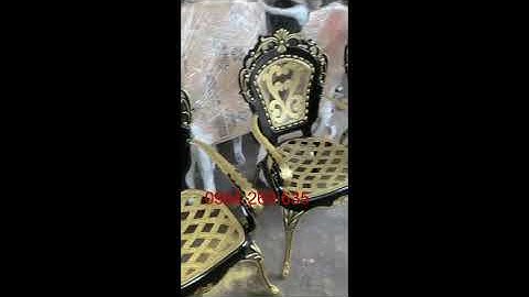 Quá trình sơn chi tiết ghế nhôm đúc. Đúc gang đúc nhôm 0964.269.635