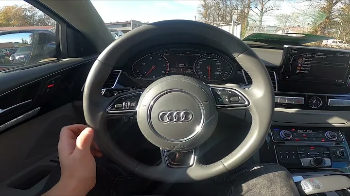 How to Enter Assistant Display on Speedometer in AUDI A8 D4 ( 2010 – 2017 )