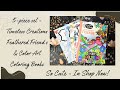 Destash- 5 Books, Timeless Creations Feathered Friends & Color Art Coloring Books Flip Through