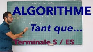 Algorithme - Tant que...