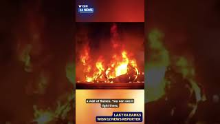 Video shows incredible flames along I-94 in Racine County