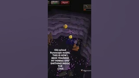 OLD-SCHOOL RUNESCAPE MOBILE TRAINING MINING AND SMITHING REAL HARD #osrs #runescape