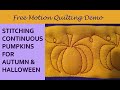 Stitching Pumpkins for Autumn - Stitchy #shorts