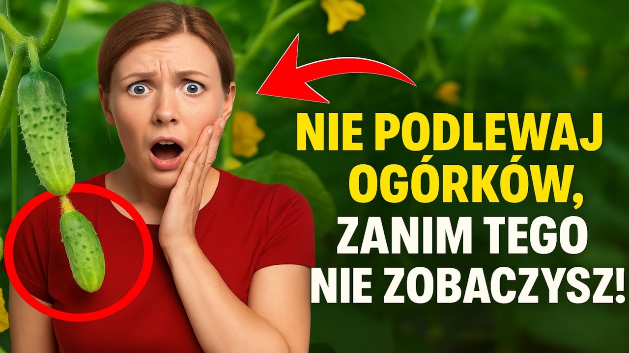 NIE PODLEWAJ OGÓRKÓW, ZANIM TEGO NIE ZOBACZYSZ! 💧 7 błędów, przez które masz same puste kwiaty.