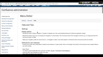 Create your personal Navigation Menu in Confluence