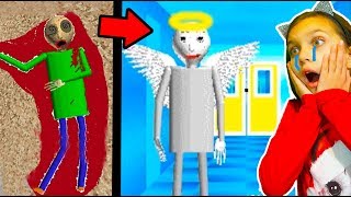 БАЛДИ ПОГИБ и ПОПАЛ в РАЙ! МАЙНКРАФТ мод ИГРАЮ за БАЛДИ Baldi's Basics Mod Minecraft Baldi Валеришка