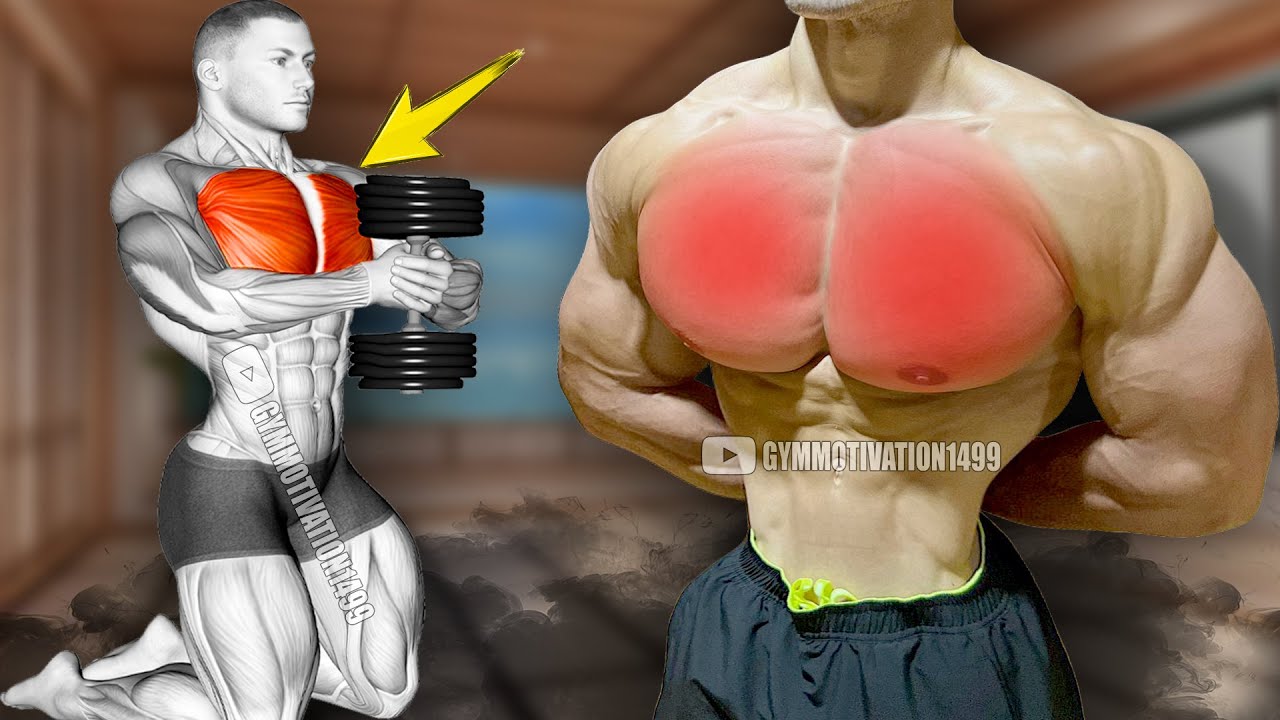 6 упражнений с гантелями для увеличения груди