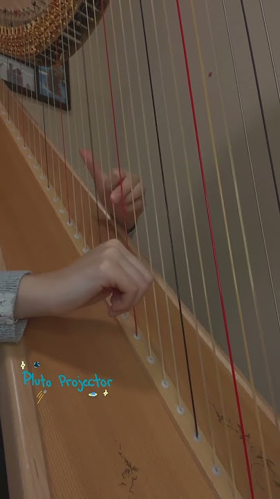 ✨pluto projector 🪐 #music #harp