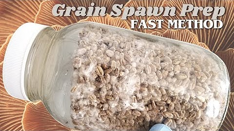 PERFECT GRAIN SPAWN FAST! Quick Hot Soak Method Eliminates Burst Kernels