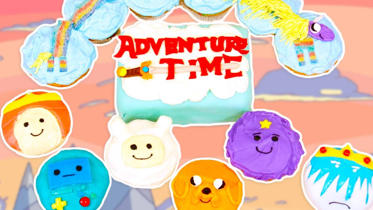 ADVENTURE TIME CUPCAKES- NERDY NUMMIES