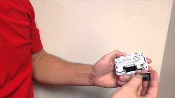 Changing a Motion Detector Battery