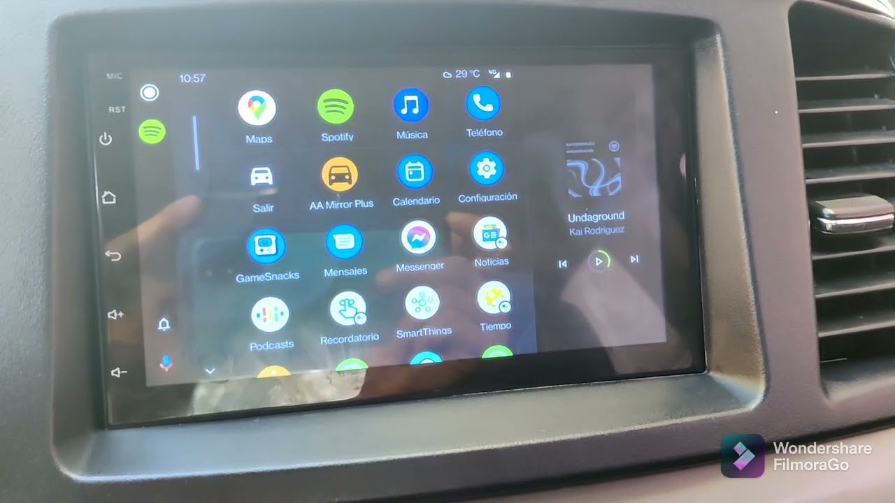 tener android auto en cualquier pantalla china android( lancer ) 