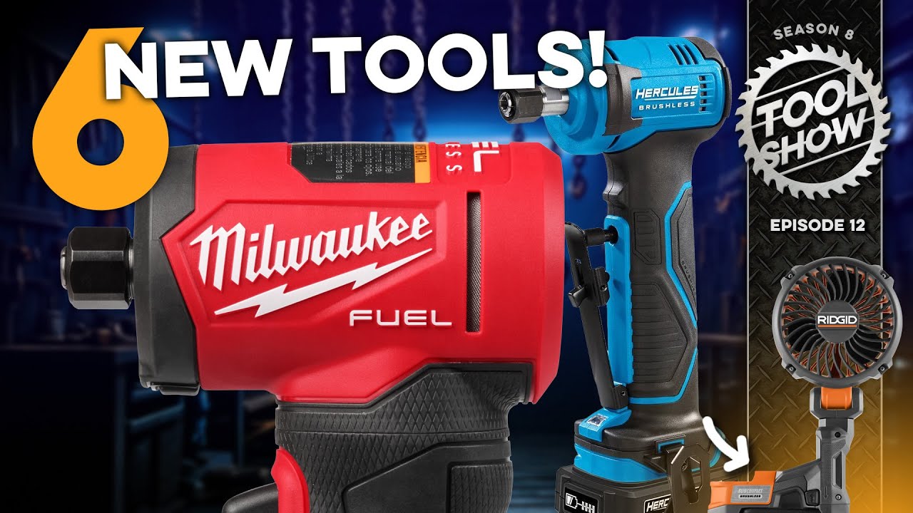 6 New Power Tools from Milwaukee, Harbor Freight, RIDGID, and RYOBI!