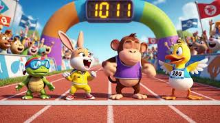 The Great Sunnyville Race! 🌈 Fun Learning Song for Kids