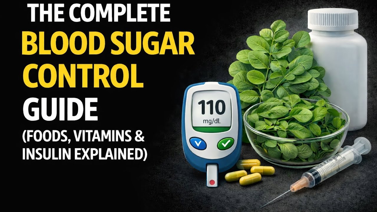 The Complete Blood Sugar Control Guide (Foods, Vitamins & Insulin Explained)