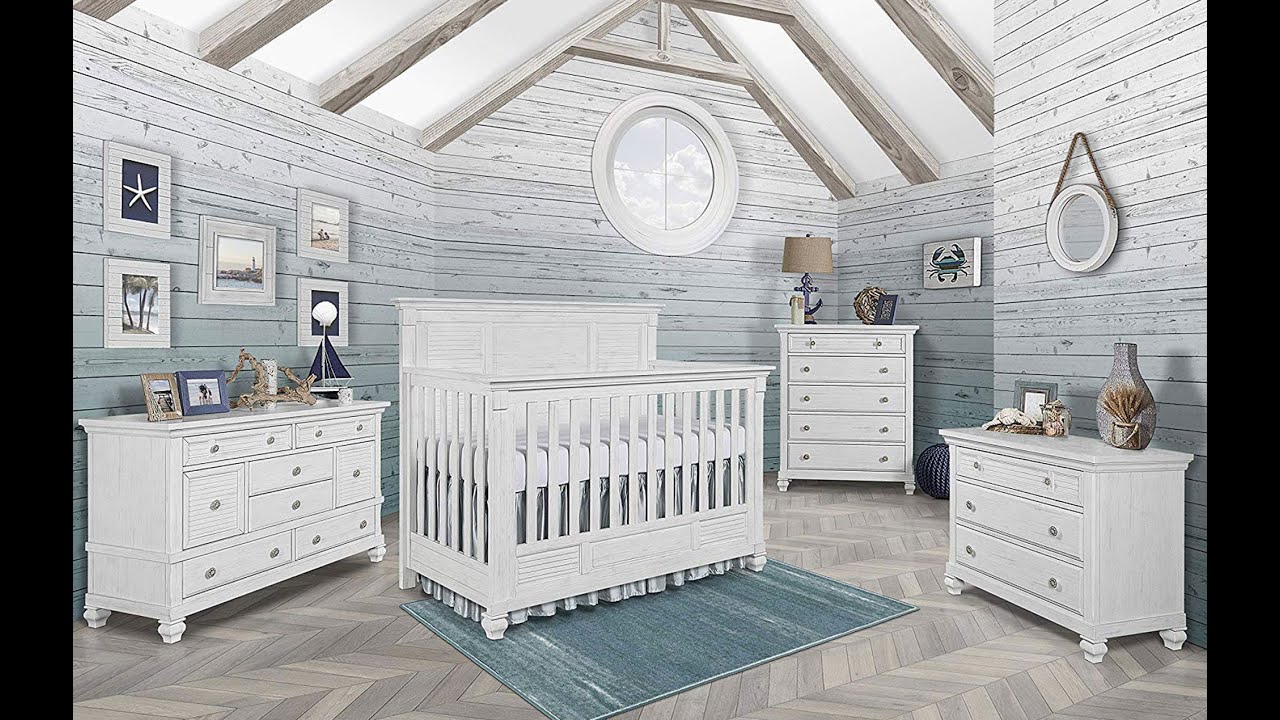 Evolur Cape May Convertible Crib Collection Up Close
