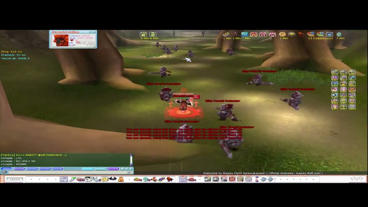 MAZEY FLYFF REAWAKENED / TRAMNUK IN JUST 2 MINUTES