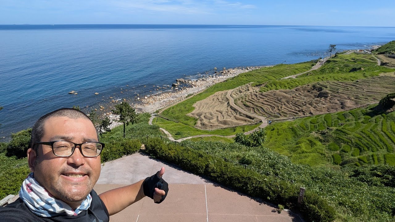 【石川旅2025年7月】その4　白米千枚田は絶景！能登半島最北端の禄剛埼灯台に行きます！能登町で野宿2日目しました！【なみよし旅】