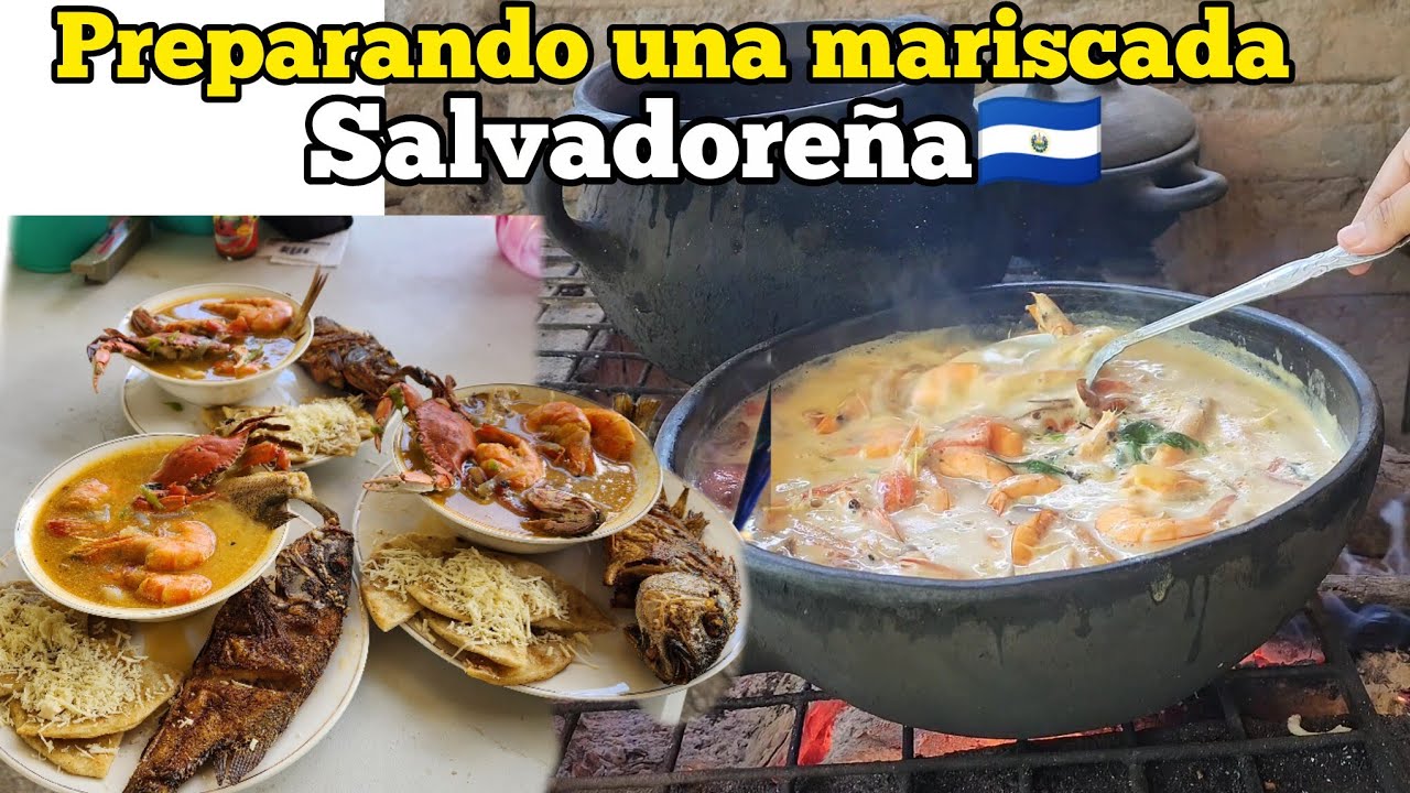 🤤COMO HACER UNA MARISCADA SALVADOREÑA FACIL Y RAPIDA 🤤🇸🇻