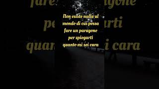 Non esiste nulla al mondo di cui possa fare un paragone per spiegarti quanto mi sei caro/a.