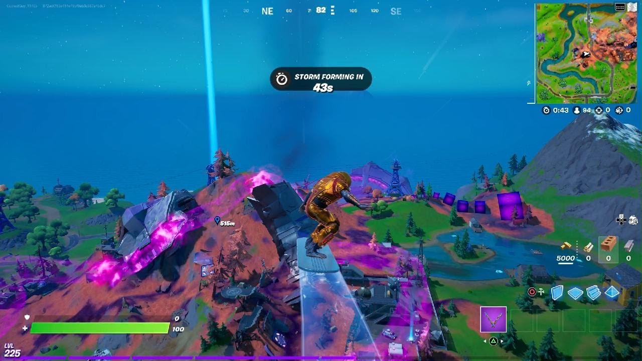 *NEW* HELMET GOLDEN RUNE J.B. CHIMPANSKI SKIN IN FORTNITE + A VICTORY ROYALE WIN! (SOLO)