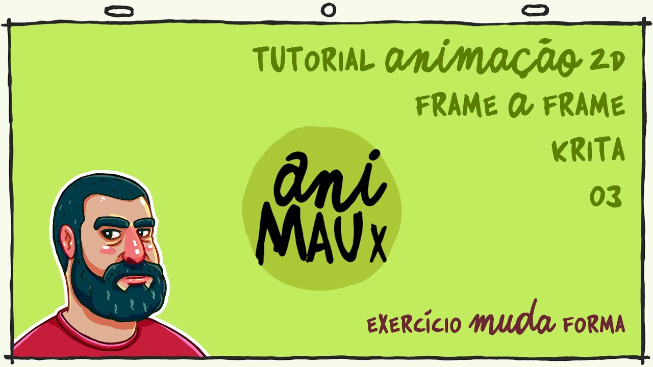 Exercício Muda Forma - Tutorial de Animação 2D no Software Krita 03 ...