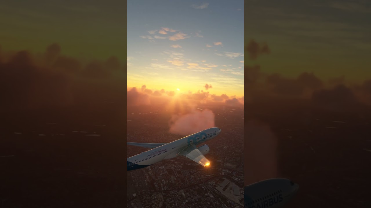 Airbus A330 Sunset #aviation #travel #thailand #music