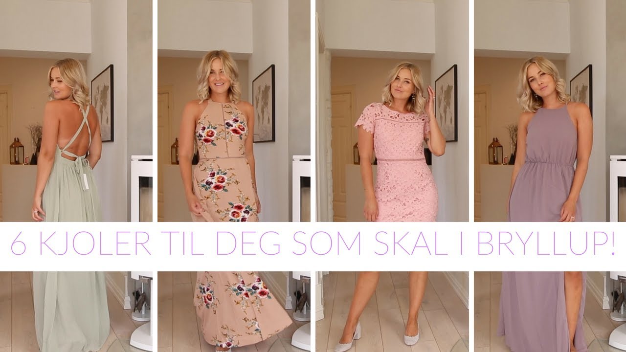 6 BUDSJETTVENNLIGE KJOLER TIL BRYLLUP! I KAJA-MARIE