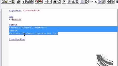 Vídeo aula 1 - visualg algoritmo