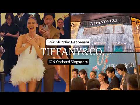 Tiffany & Co. Star Studded Reopening At ION Orchard Singapore