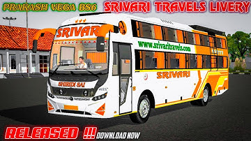 Prakash Vega Bs6 Sleeper Bus Mod for Bussid || Download now || #bussidmod #newmods #bussidmods
