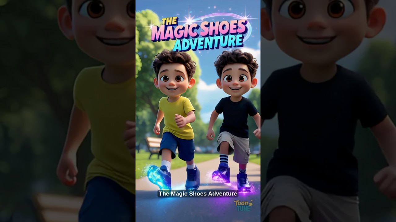 ✨ The Magic Shoes Adventure | Mufa & Momi’s Magical Race 👟💫 
