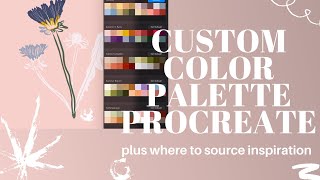 SECRET Custom Color Palettes in Procreate!