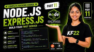 Express.js Server Setup in 1 Shot 🔥 | Basic Routes in Node.js | Part 11