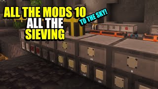Ep17 All The Sieving -  All The Mods 10 To The Sky Modpack
