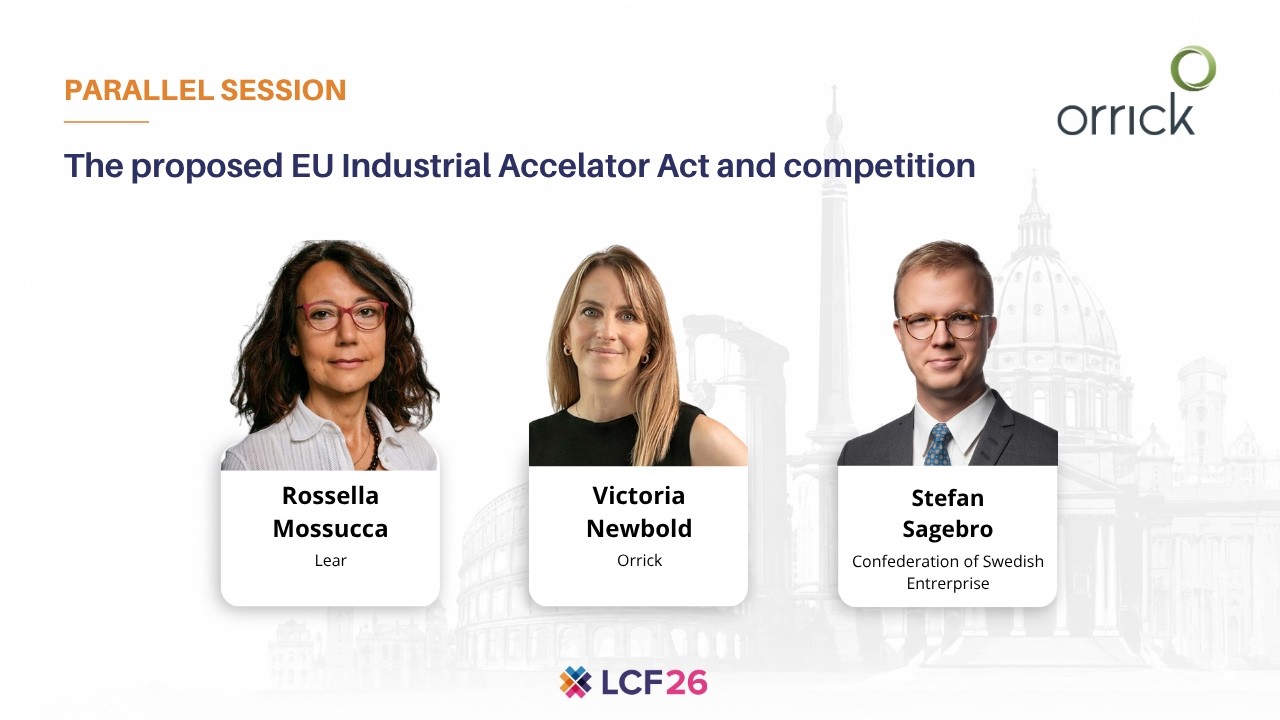 LCF26 | The proposed EU Industrial Accelator Act and competition