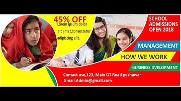 Flex banner hoarding billboard designing in Corel Draw x7 tutorial