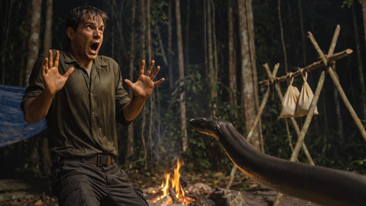 #4: A Deadly Encounter: Surviving Alone with a Jungle Snake.