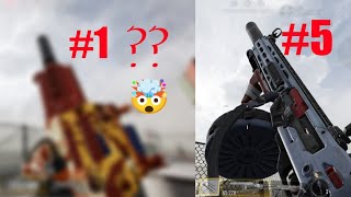 Top 5 Best Gun In Season 2 With Gunsmith Cod Mobile Opyt Codm