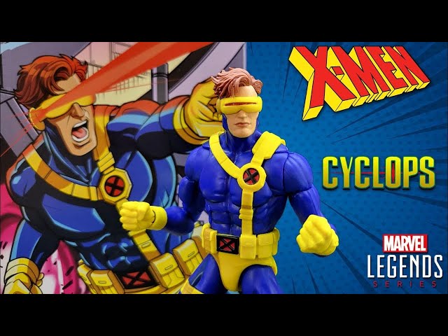 Marvel Legends Series Cyclops VHS X Men 90s Animated Series Action