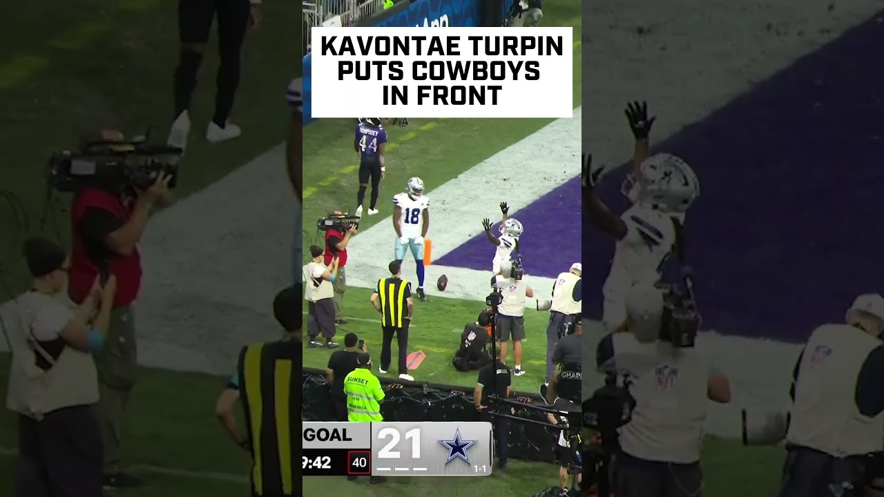 KaVontae Turpin Gives Cowboys The Lead Vs. Ravens!